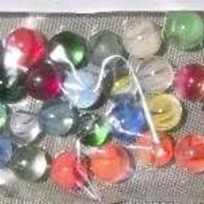 Cat's Eye Marbles; 30 Count 