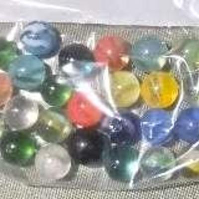 Cat's Eye Marbles; 30 Count 