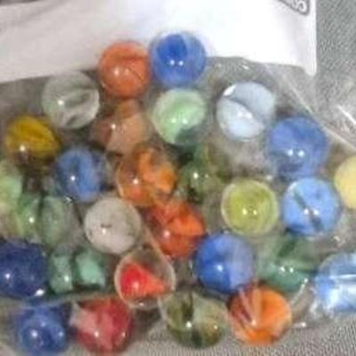 Cat's Eye Marbles; 30 Count 