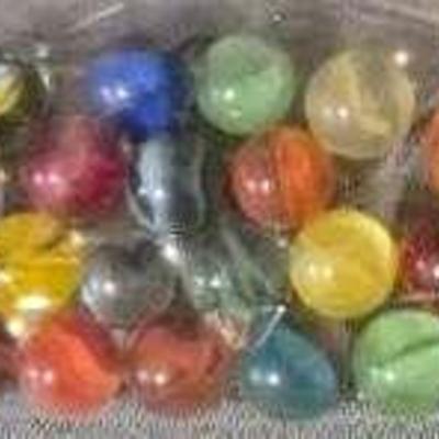 Cat's Eye Marbles; 30 Count 