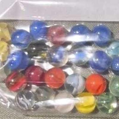 Cat's Eye Marbles; 30 Count 