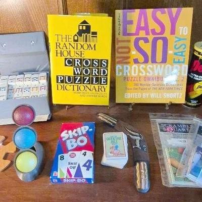 Dominoes, Puzzle Books, Skip-Bo, Scramble Squares & More 