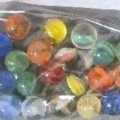 Cat's Eye Marbles; 30 Count 