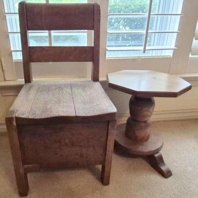 Kids Chair And Octagon Table 