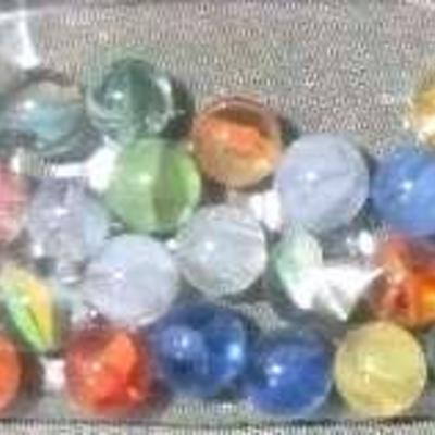 Cat's Eye Marbles; 30 Count 