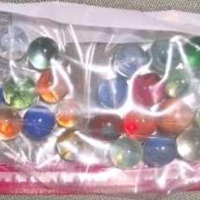 Cat's Eye Marbles; 30 Count 