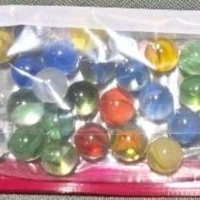 Cat's Eye Marbles; 30 Count 
