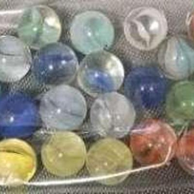 Cat's Eye Marbles; 30 Count 