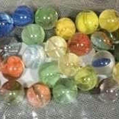 Cat's Eye Marbles; 30 Count 