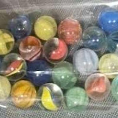 Cat's Eye Marbles; 30 Count 