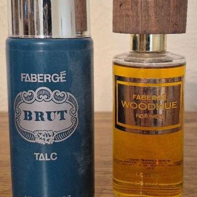 Men's Fabergé Woodhue Lotion And Fabergé Talc