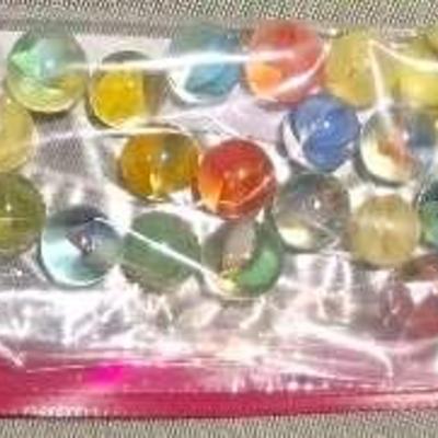 Cat's Eye Marbles; 30 Count 
