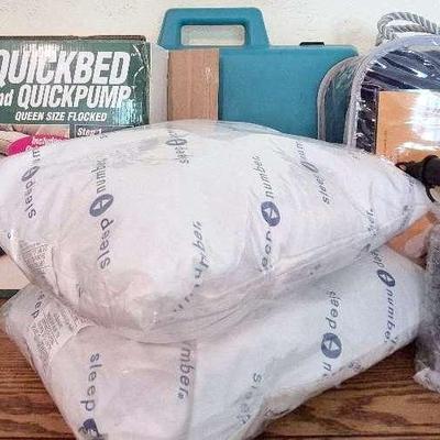 Coleman Air Mattress, Batteries, Small Light, Heated Blanket, And More