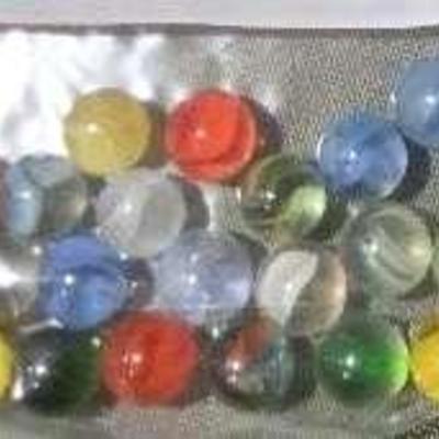 Cat's Eye Marbles; 30 Count 