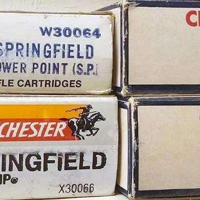 4 Boxes of Mixed Brand 30-06 Caliber Ammo