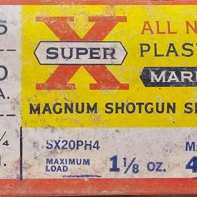 1 Box of SuperX 20-GA Shotgun Shells 