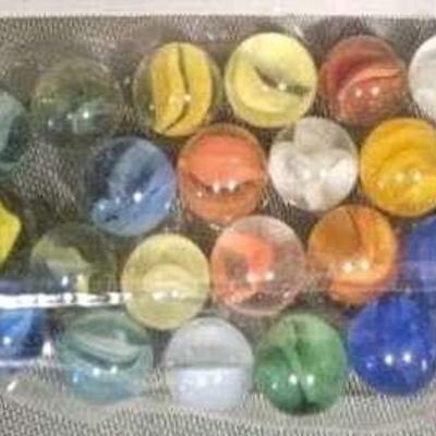 Cat's Eye Marbles; 30 Count 
