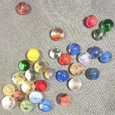 Cat's Eye Marbles; 30 Count 