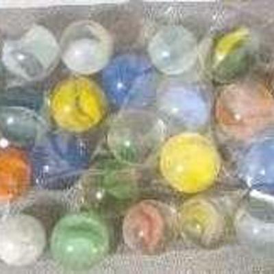 Cat's Eye Marbles; 30 Count 