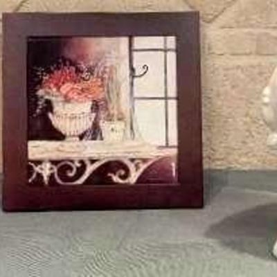 Belleek Ireland Rathmore Footed Cob Luster Ruffled Vase, Painting and White Ceramic Pitcher