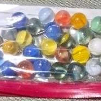 Cat's Eye Marbles; 30 Count 