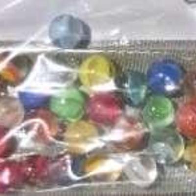Cat's Eye Marbles; 30 Count 