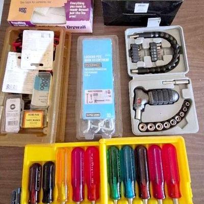 All In One Drywall Repair Kit, Screwdrivers In Boxes, Camera Extension Cables & More