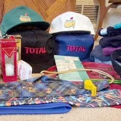 Golfing Items, Polo Shirts (XL), Hats, And More 