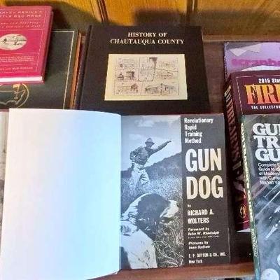 Books On Guns, Golfing, Scrapbooking And History Of Chautaqua 