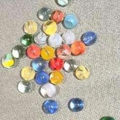 Cat's Eye Marbles; 30 Count 
