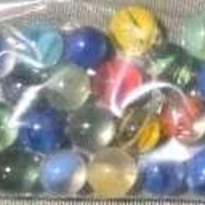 Cat's Eye Marbles; 30 Count 