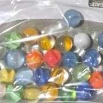 Cat's Eye Marbles; 30 Count 