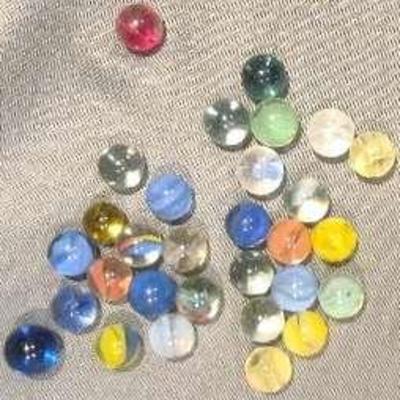 Cat's Eye Marbles; 30 Count 