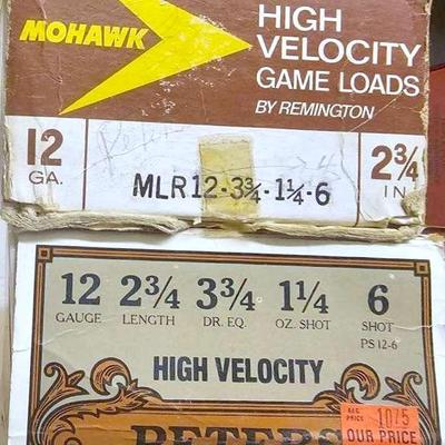 2 Boxes of Mixed Brand 12 GA High Velocity Game Load