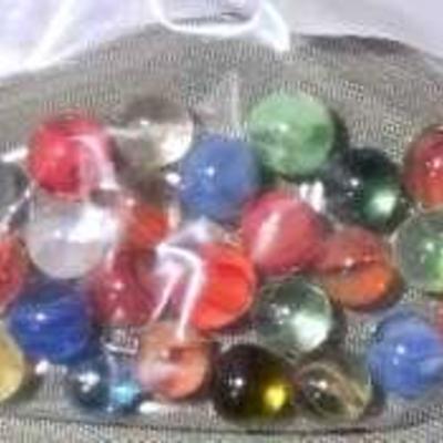 Cat's Eye Marbles; 30 Count 