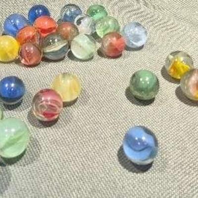 Cat's Eye Marbles; 30 Count