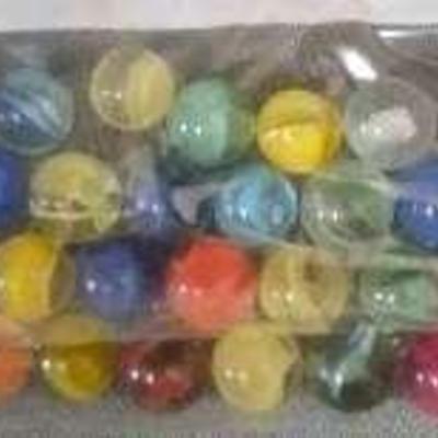 Cat's Eye Marbles; 30 Count 