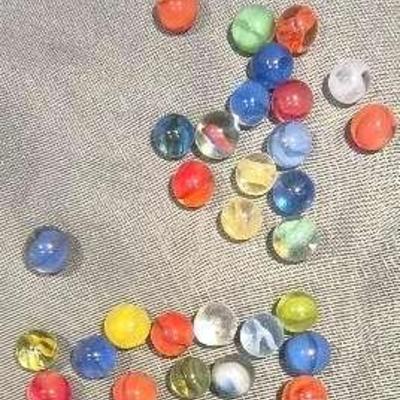 Cat's Eye Marbles; 30 Count 