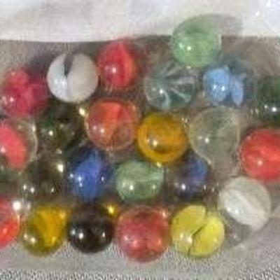 Cat's Eye Marbles; 30 Count 