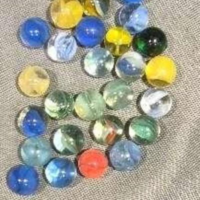 Cat's Eye Marbles; 30 Count 