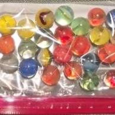 Cat's Eye Marbles; 30 Count 
