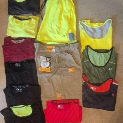 Men's Russel Sports Shirts And Shorts & Savanne Hiking Shorts - Sizes XLarge 