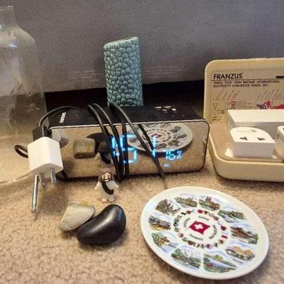 Memorex Clock, Franzus Travel Power Adaptor, And More 