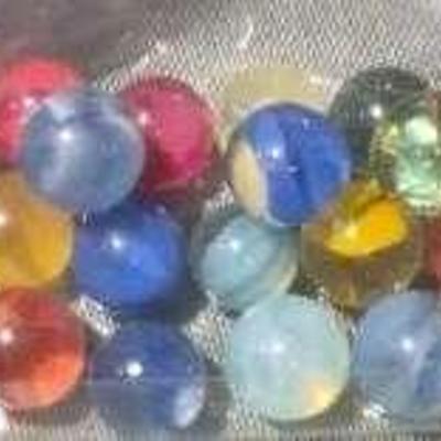 Cat's Eye Marbles; 30 Count 