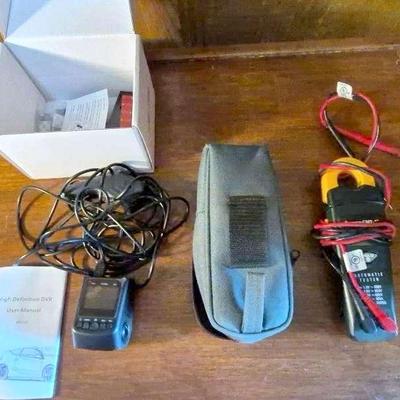 Auto-Vox Car DVR Dash Cam (In Box) & Green Lee Automatic Electrical Tester (In Case)