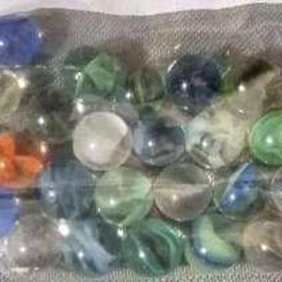 Cat's Eye Marbles; 30 Count 