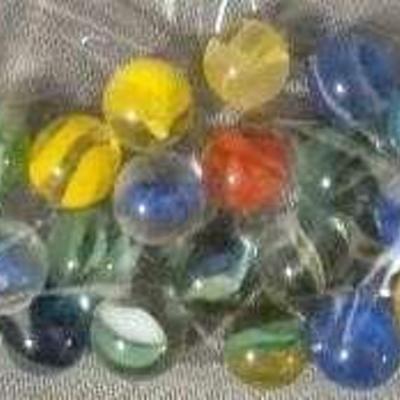 Cat's Eye Marbles; 30 Count 