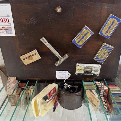 Sale Photo Thumbnail #22: Razor & Blade Store Display Antique 