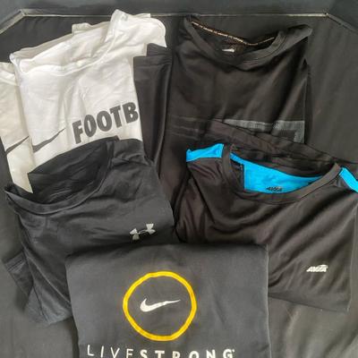 Athletic T-Shirts By Livestrong, Nike, Avia, And Under Armour 