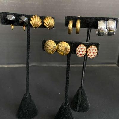 Vintage Clip On Earrings: Monet, Swarovski, Napier And Other 